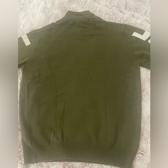 Love Moschino Mens Love Peace Green Sweater Sz L - Picture 6 of 8